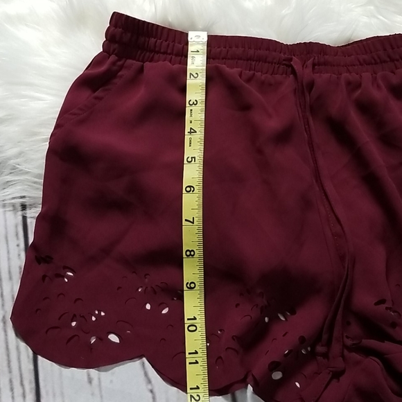 Brandy Melville Scalloped Laser Cut Shorts - Picture 8 of 8